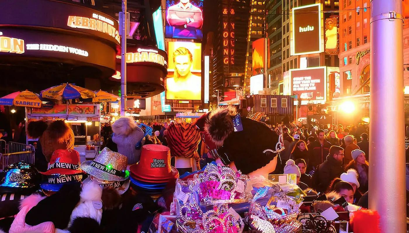 New Year's Eve in New York - Decorations