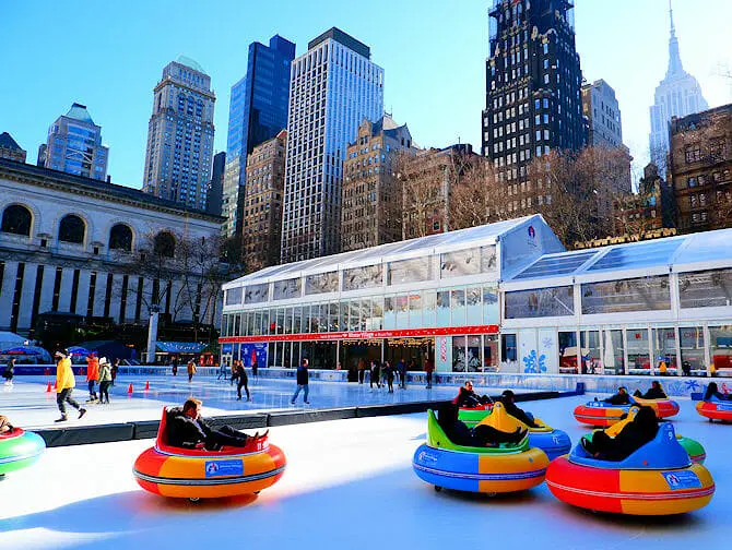 Ice Skating in New York - Bryant Park Rink