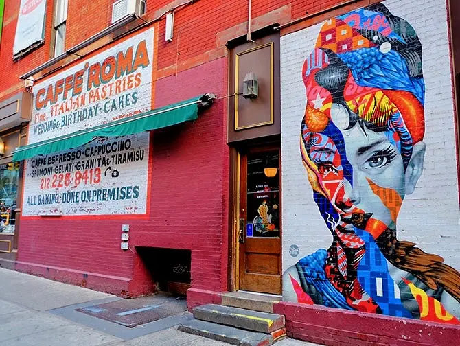Things to do and see in Little Italy New York - Mural