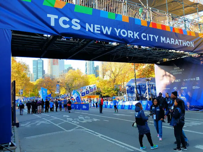 New York Marathon - Finish