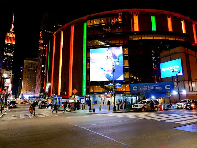 Madison Square Garden in New York - Exterior