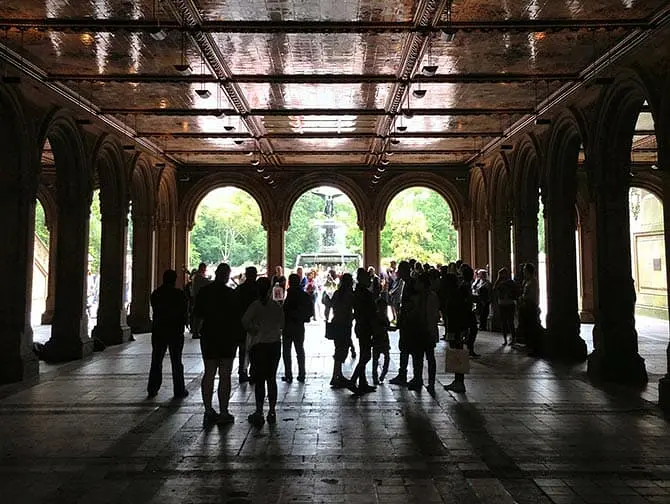 Central Park in New York - Bethesda Terrace