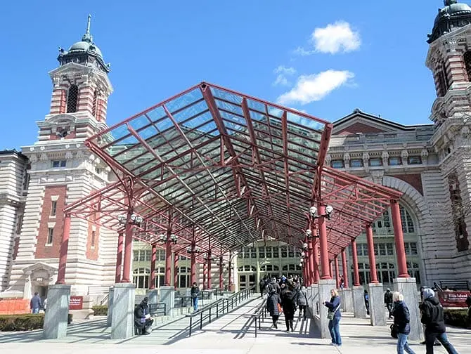 Ellis Island in New York - Museum Entrance