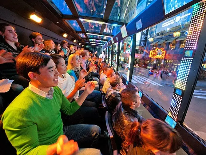 The Ride in New York - inside the ride new york