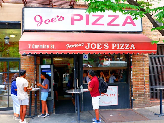 Best Pizza in New York - Joe's Pizza