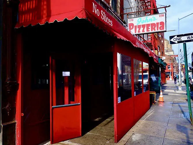 Best Pizza in New York - John's Pizzeria of Bleecker Street