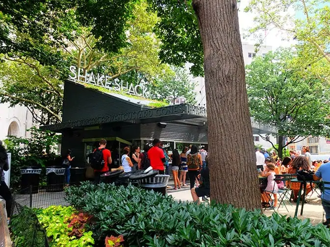 Parks in New York - Shake Shack at Madison Square Park
