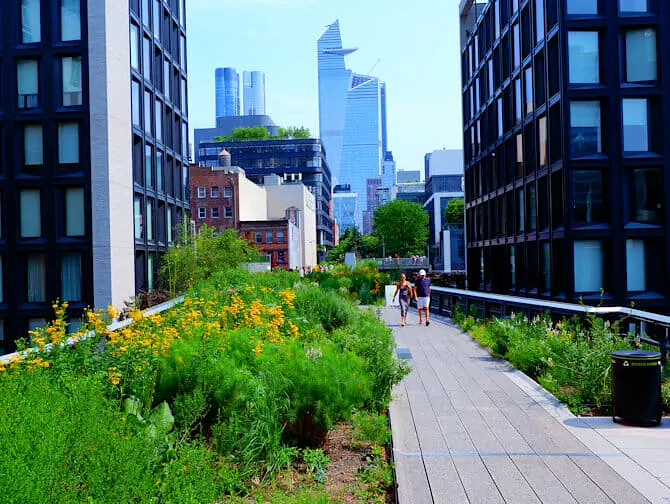 Parks in New York - Summer in High Line Park