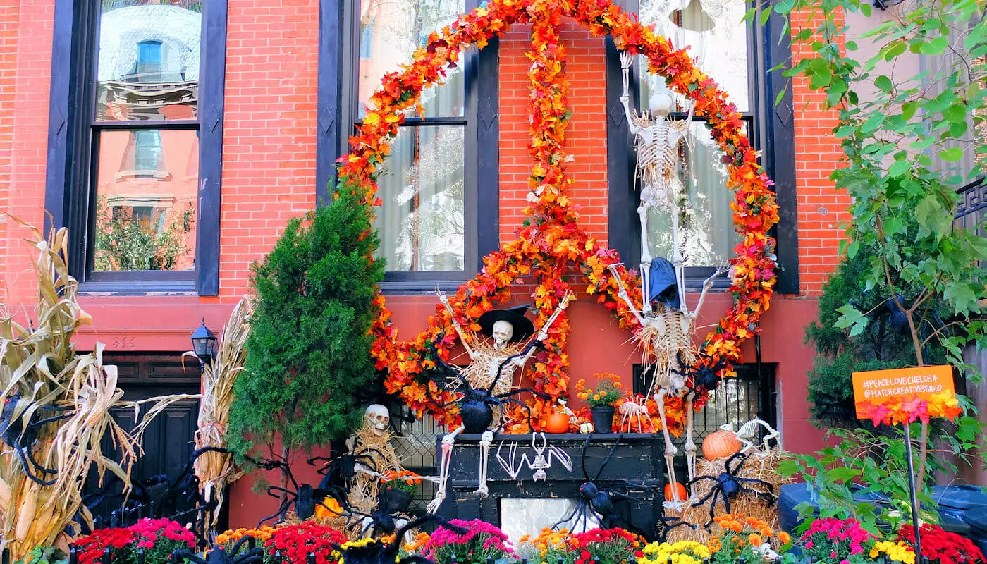 Halloween in New York - Decorated House