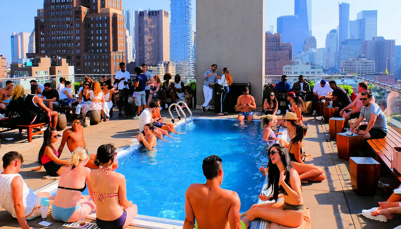 Rooftop Bar in New York