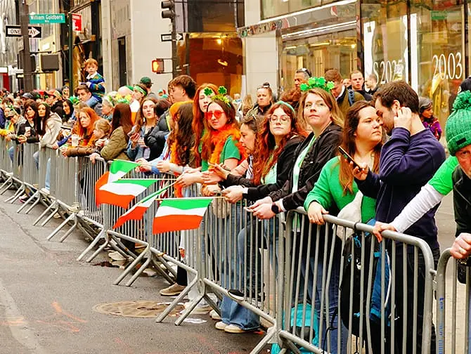 St. Patrick's Day in New York - Street
