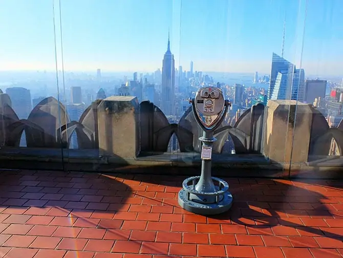 New Year's Day in New York - Top of the Rock at Sunset