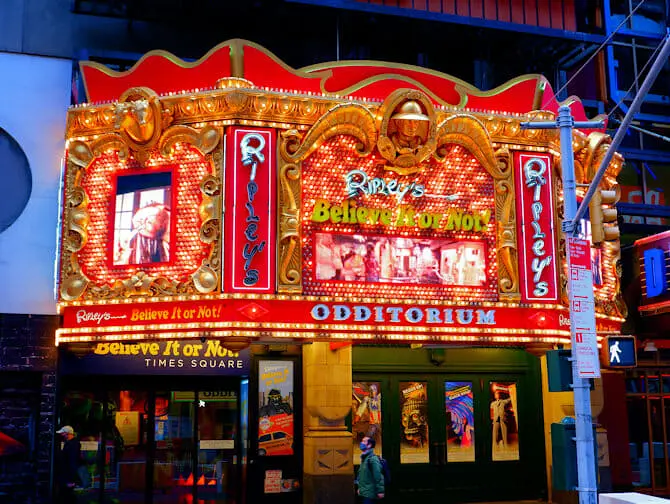 Ripley's Believe It or Not! in New York - Outside 