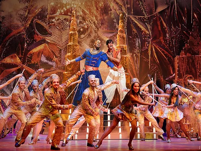 Aladdin on Broadway Tickets - Genie and Aladdin