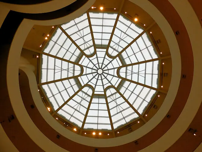 Guggenheim Museum in New York - Inside Ceiling