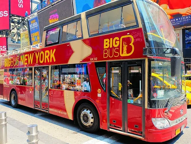 Hop on Hop off Bus in New York - Big Bus