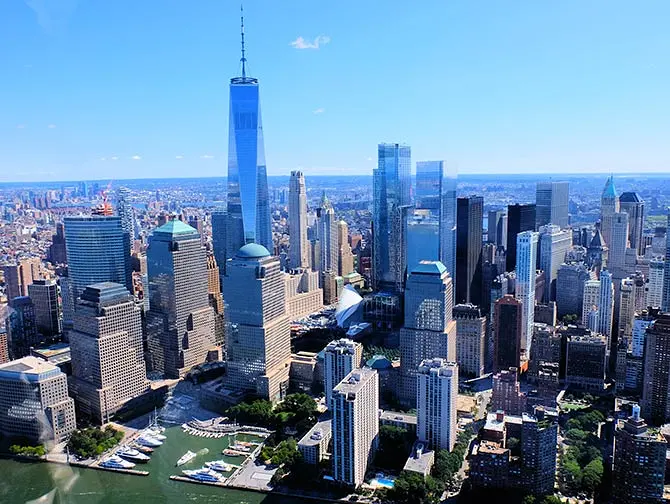 New York Helicopter Tour Routes - Manhattan Skyline