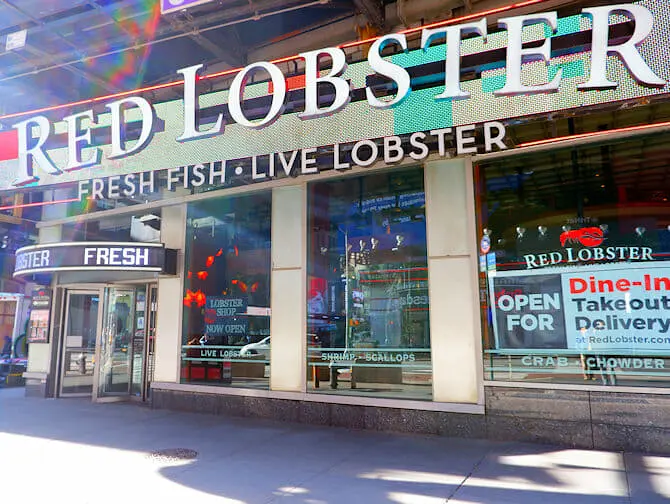 Where to eat with children in New York - Red Lobster
