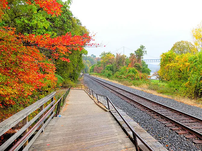 Day Trip to Bear Mountain from New York - Train Track