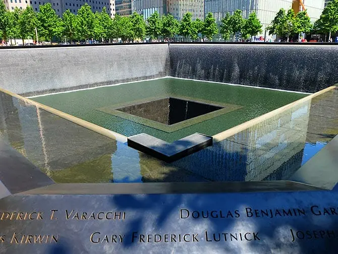Difference between New York Explorer Pass and New York Pass - 911 Memorial