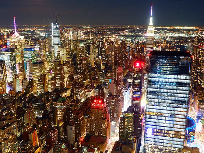 Edge New York Tickets - Night View
