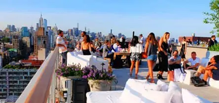 Visit a rooftop bar