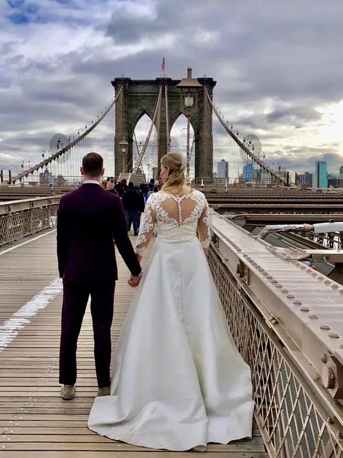 Wedding Photographer in New York - Brooklyn Bridge