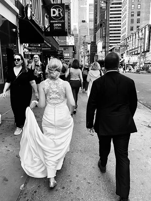 Wedding Photographer in New York - Street Shot
