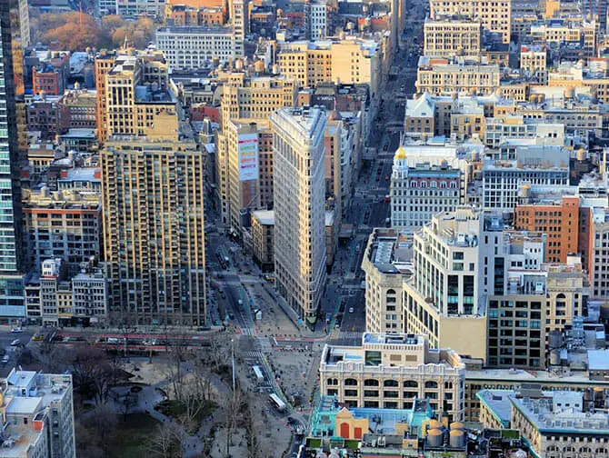 Flatiron Building in New York - View