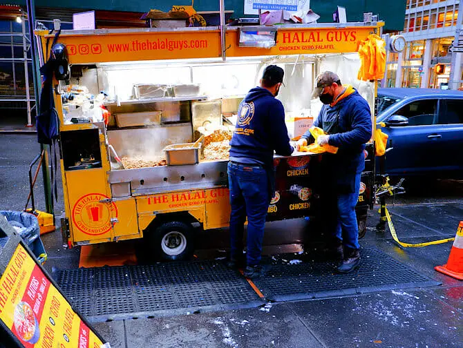 New York Street Food - Halal Guys Food Cart