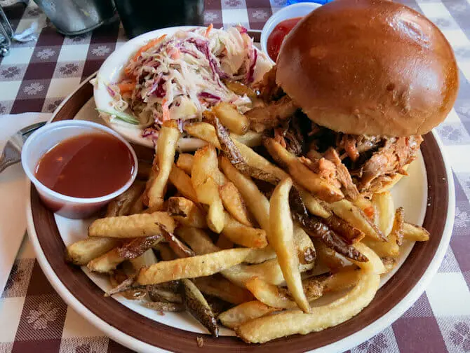 Typical American Food in New York - BBQ