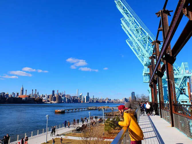 Brooklyn in New York - Park in Williamsburg