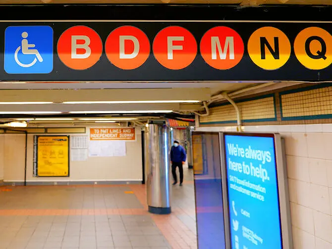 Travelling to New York with a disability - Subway