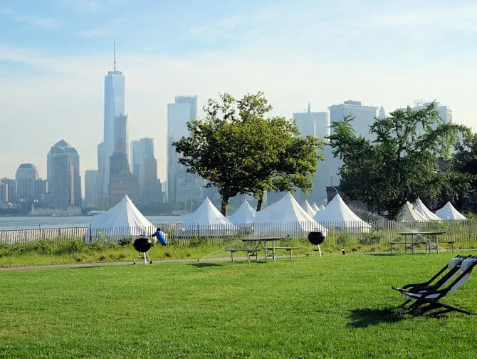 Things to do and see on Governors Island - Tents