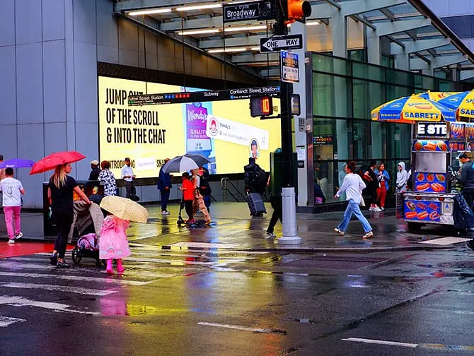 Rain in New York