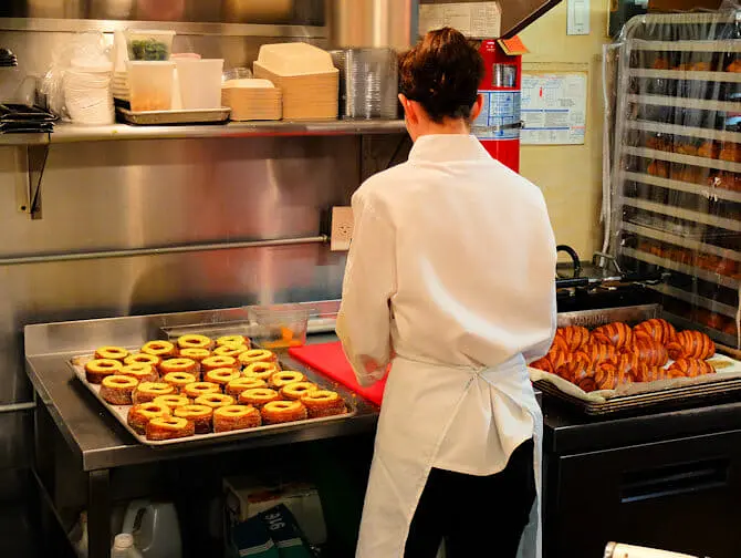 Best Doughnuts in New York - Dominique Ansel Bakery Inside