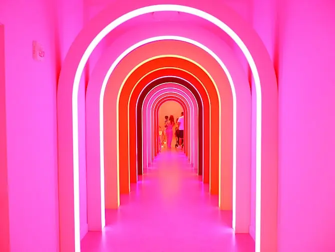 Museum of Ice Cream in New York - Pink Subway