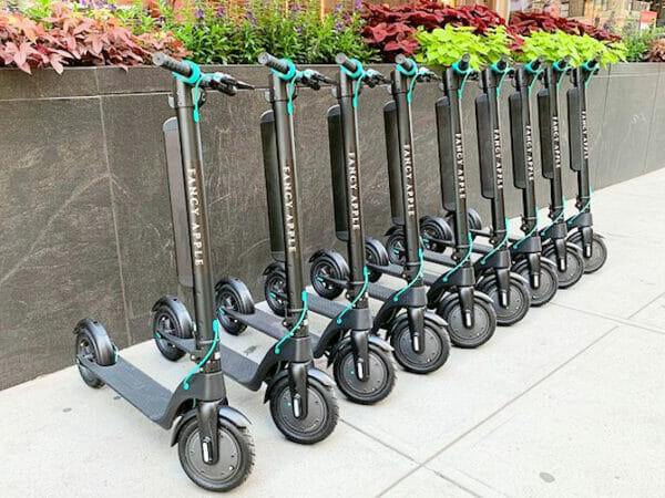 electric scooter in manhattan