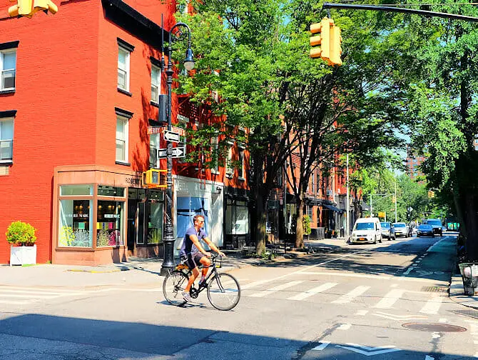 Manhattan in New York - Greenwich Village