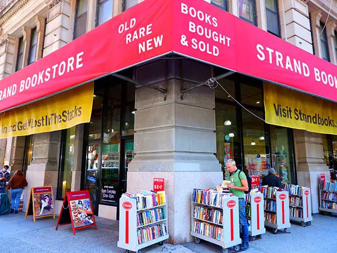 The Strand Bookstore in New York