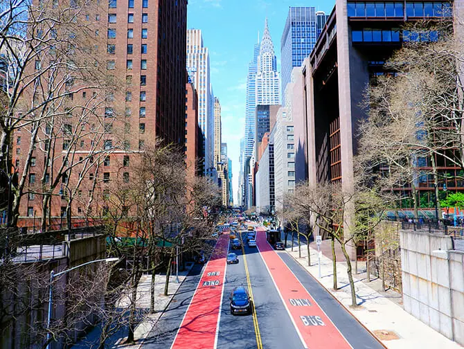 New York Walking Routes - Tudor City-Roosevelt Island