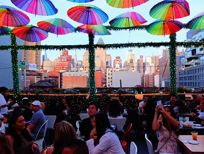 Restaurant in New York - View from Cantina Rooftop