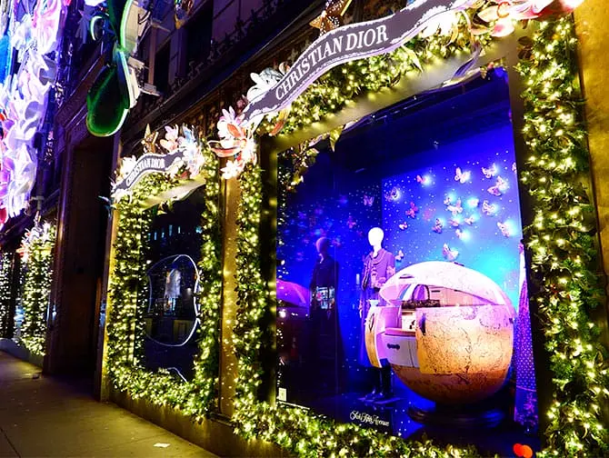 Saks Fifth Avenue Holiday Light Show in New York - Windows