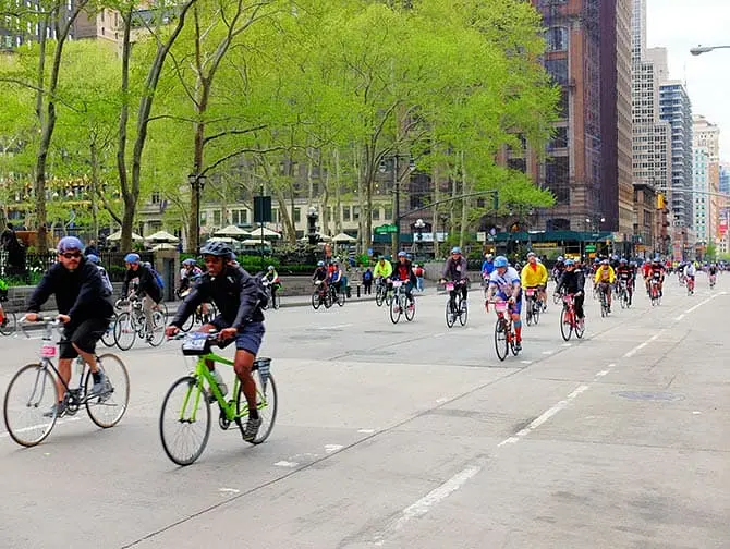 New York Five Boro Bike Tour - Bryant Park
