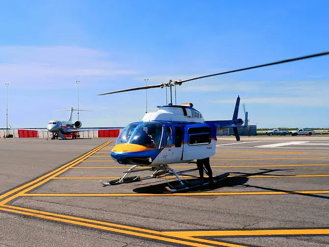 Helicopter Transfer between JFK or Newark Airport and Manhattan