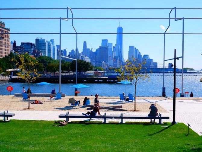 Gansevoort Peninsula in New York - Park