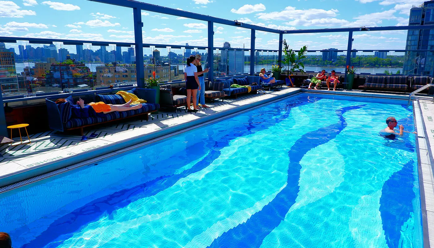 Hotels with pools in New York - Gansevoort Meatpacking
