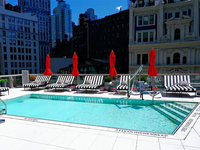 Hotels with pools in New York