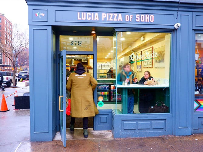 Best Pizza in New York - Lucia Pizza of SoHo