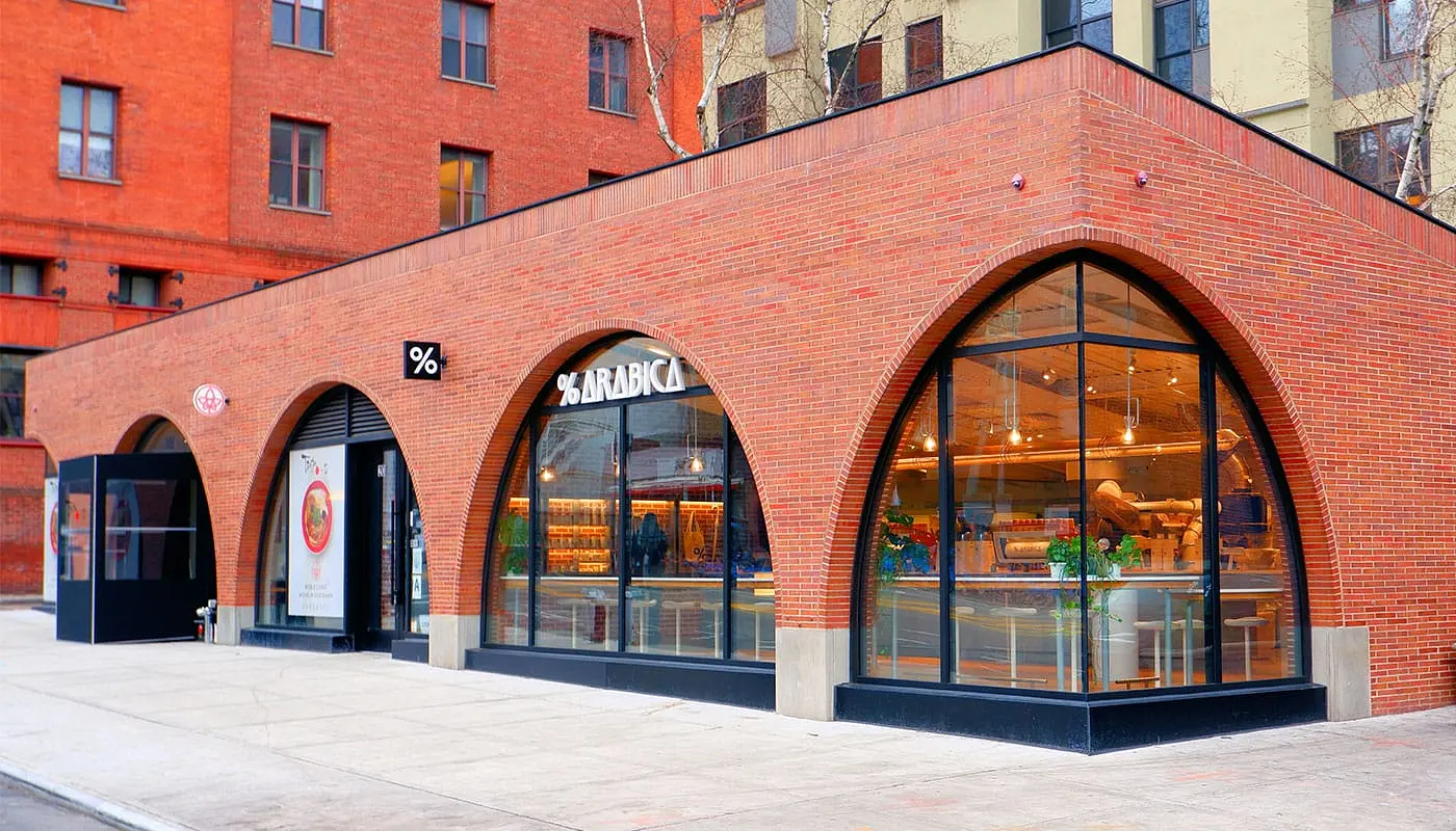 Best Coffee in New York - % Arabica